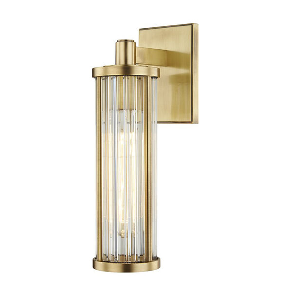 Marley Aged Brass 1-Light 4.5-Inch Wall Sconce, image 1