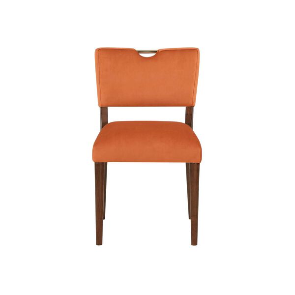 Bonito Burnt Orange and Walnut Dining Chair, Set of 2, image 6