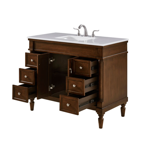 Lexington Walnut 42-Inch Vanity Sink Set, image 4