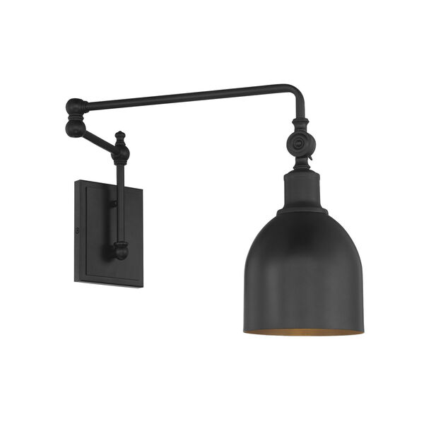Isles Matte Black One-Light Wall Sconce, image 4