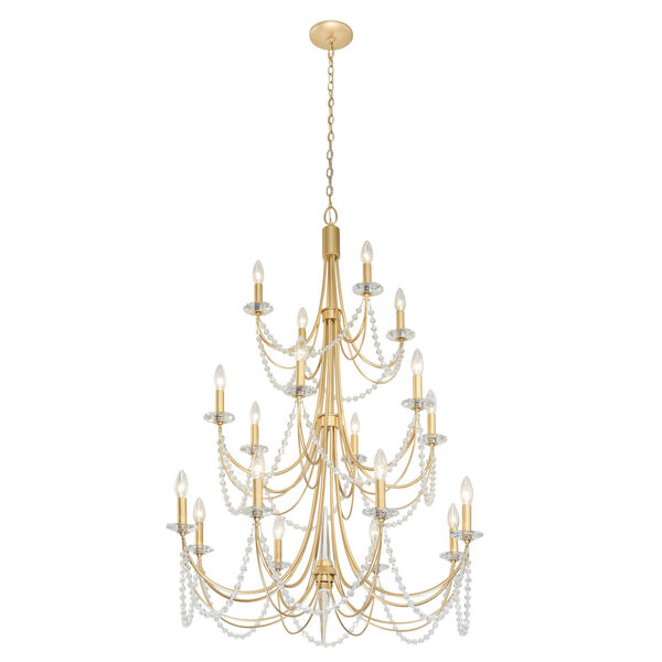 Brentwood French Gold 18-Light Chandelier, image 3