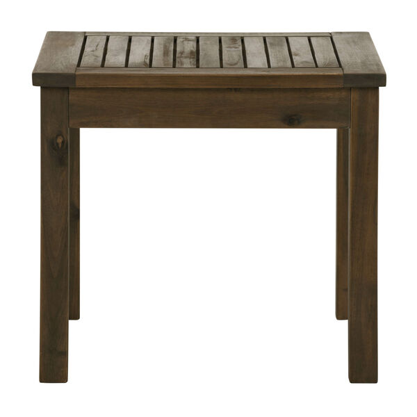 Dark Brown Patio Side Table, image 3