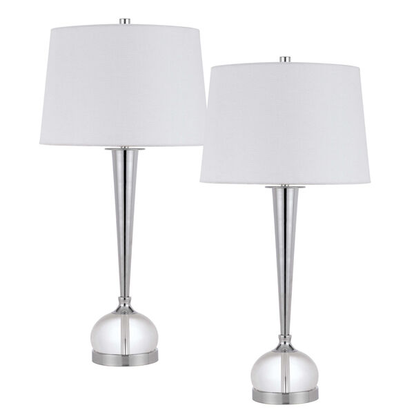 Wellesley Clear Two-Light LED Table Lamp, Set of Two, image 1
