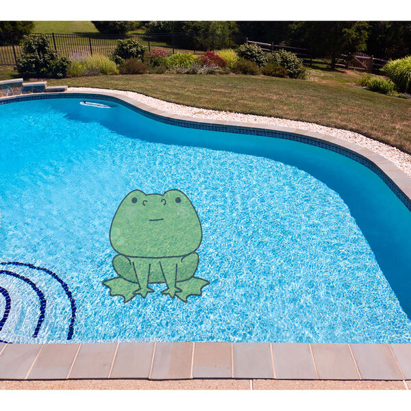 Green Frog Underwater Pool Tattoo, image 2