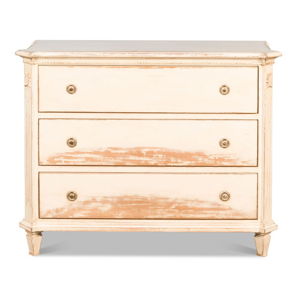 White 18-Inch Pale White Commode, image 1