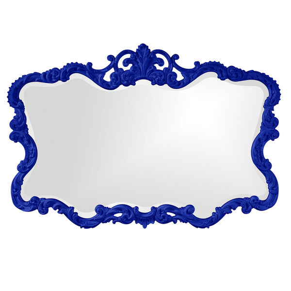 Talida Royal Blue Rectangle Mirror, image 1