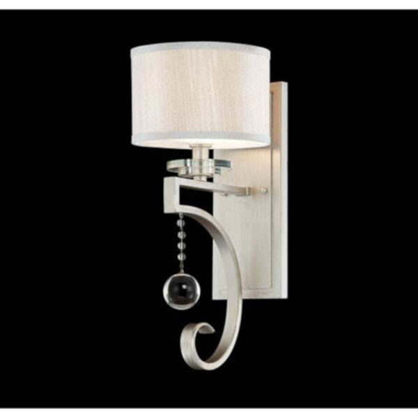 Eden Silver Seven-Inch One-Light Wall Sconce, image 2