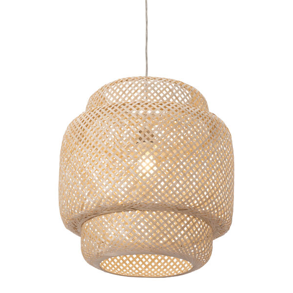 Finch Natural Woven One-Light Pendant, image 4
