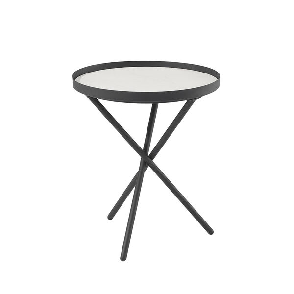 Trebent Gray and Black Side Table, image 5