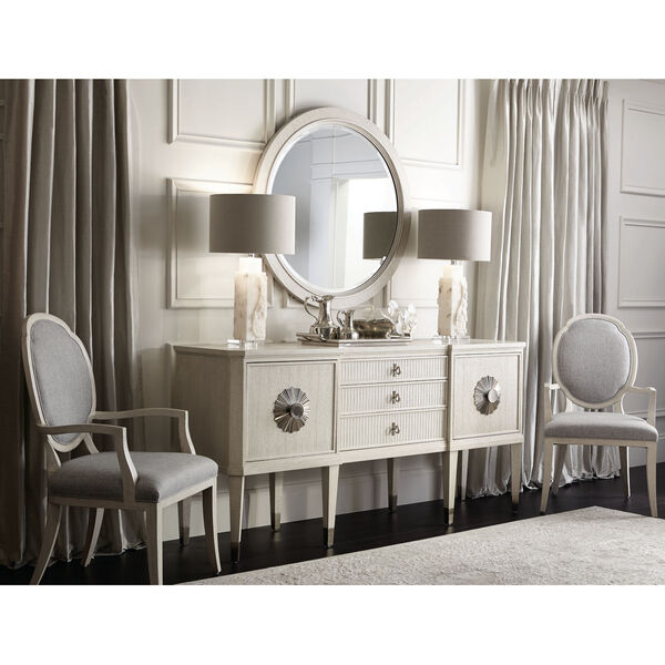 Allure Manor White Dining Chair, image 4