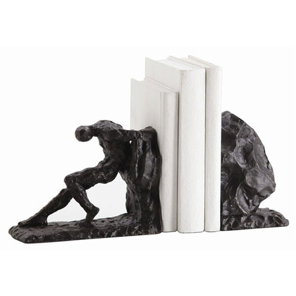 Jacque Bronze with Gold Bookend Set of 2, image 1