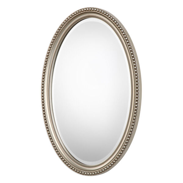 Wellington Silver Oval Mirror - (Open Box), image 3