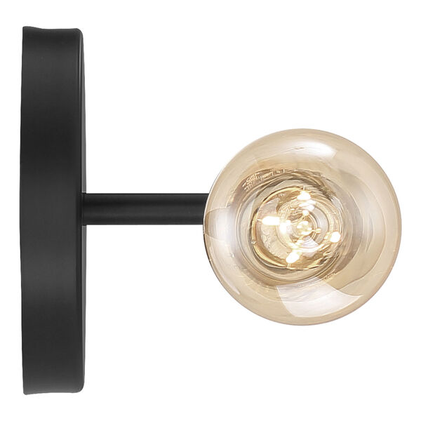 Iconic Matte Black Two-Light Wall Sconce, image 3