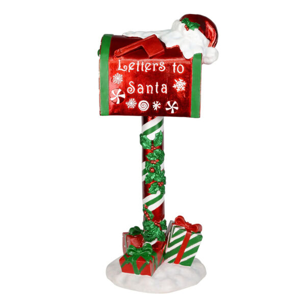 Letters To Santa Red 36-Inch Seasonal Lawn Decor, image 1