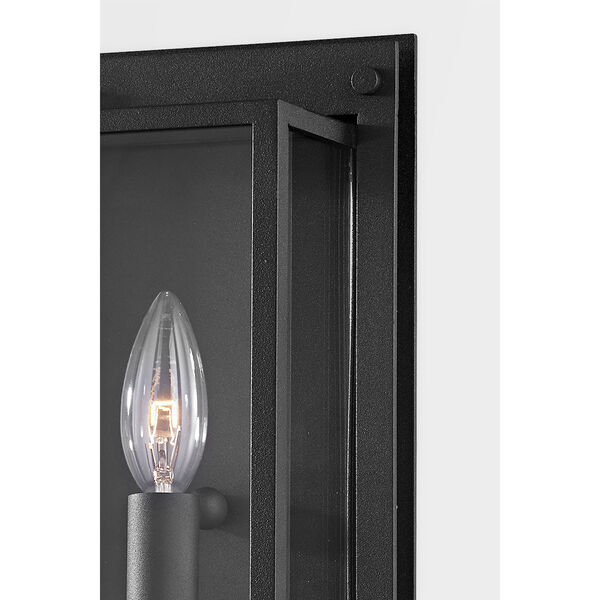 Winslow Textured Black One-Light Outdoor Wall Sconce, image 4
