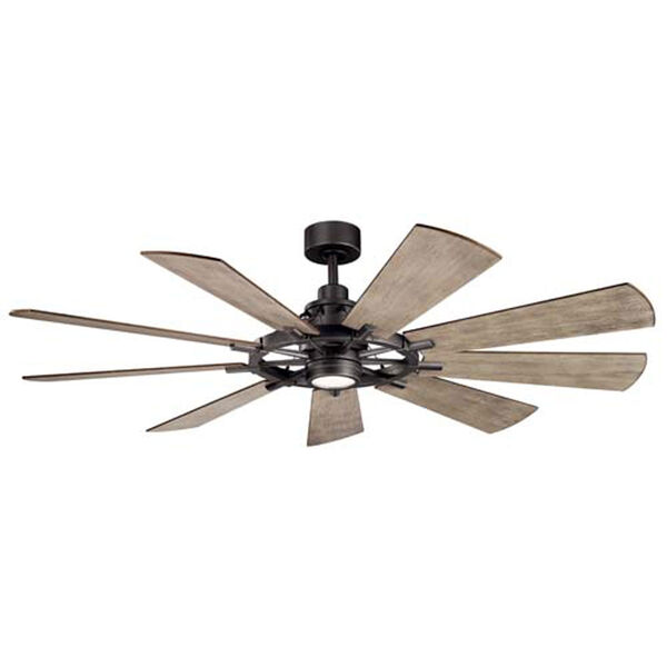 Gentry Anvil Iron LED 65-Inch Ceiling Fan, image 1