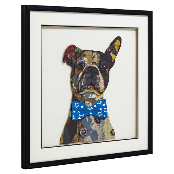 Hipster Doggy II Framed Wall Art, image 2