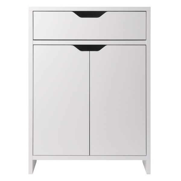 Nova White One-Drawer Storage Cabinet, image 4