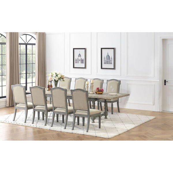 Monaco Blue and Brown Dining Side Chair, Set of 2, image 5