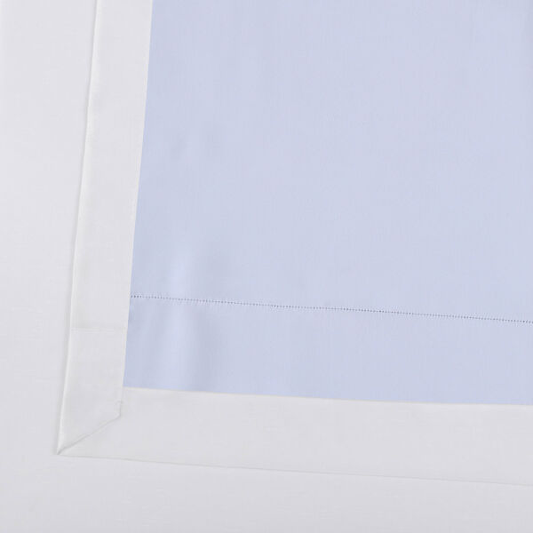 Ice White Blackout Vintage Textured Faux Dupioni Silk Single Curtain Panel 50 x 108, image 6