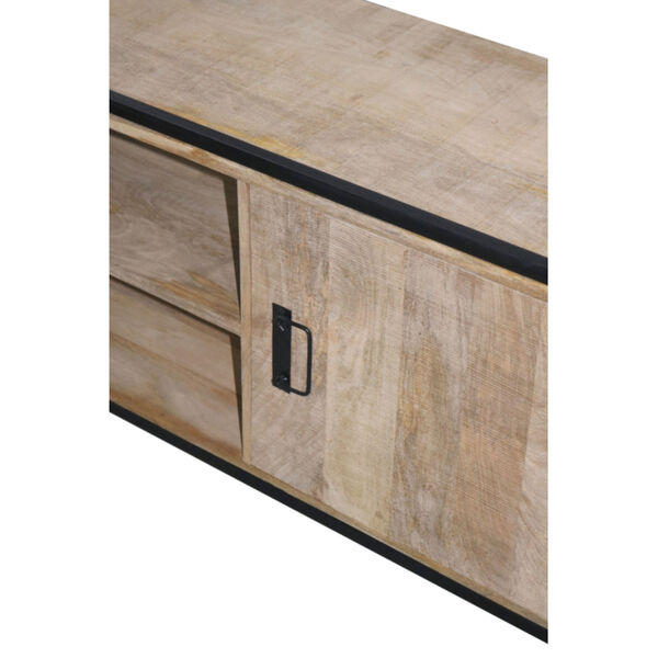 Outbound Natural and Black Accent Cabinet, image 4