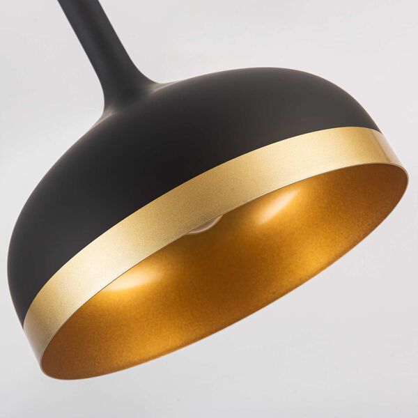 Dash Black Gold 12-Inch LED Pendant, image 4