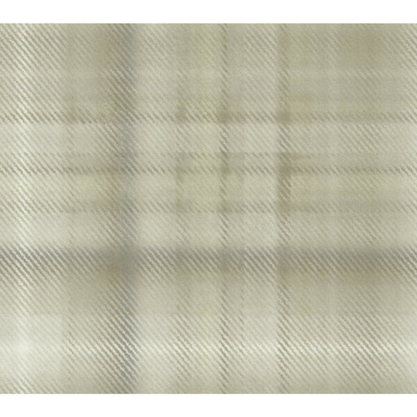 Ronald Redding Beige Sterling Plaid Non Pasted Wallpaper, image 3