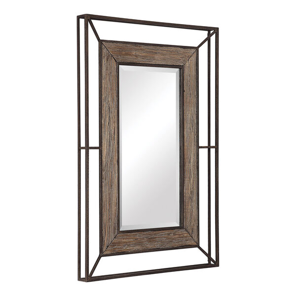Ward Open Framed Wood Mirror, image 3