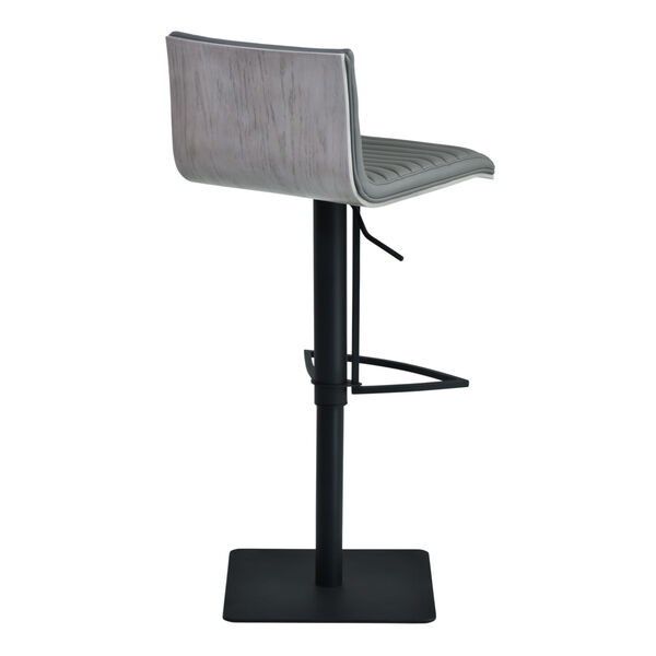 Cafe Black and Gray 32-Inch Bar Stool, image 4