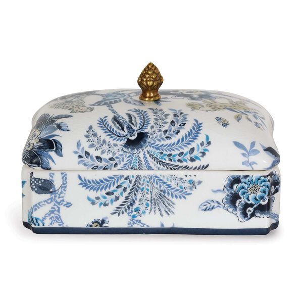 Braganza Blue Decorative Box, image 1