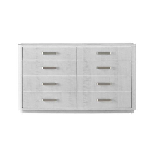 Tranquility Adore White and Gold Drawer Dresser, image 1