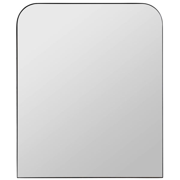 Brendan Matte Black 40 x 34-Inch Wall Mirror, image 2