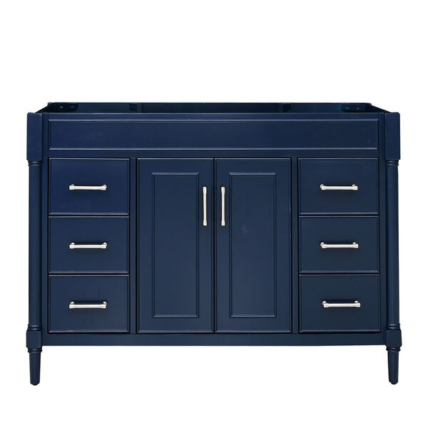 Bristol Navy Blue 48-Inch Vanity Cabinet, image 1