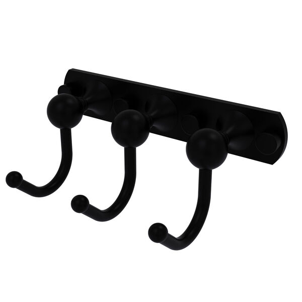 Shadwell Matte Black Four-Inch Three-Position Multi Hook, image 1