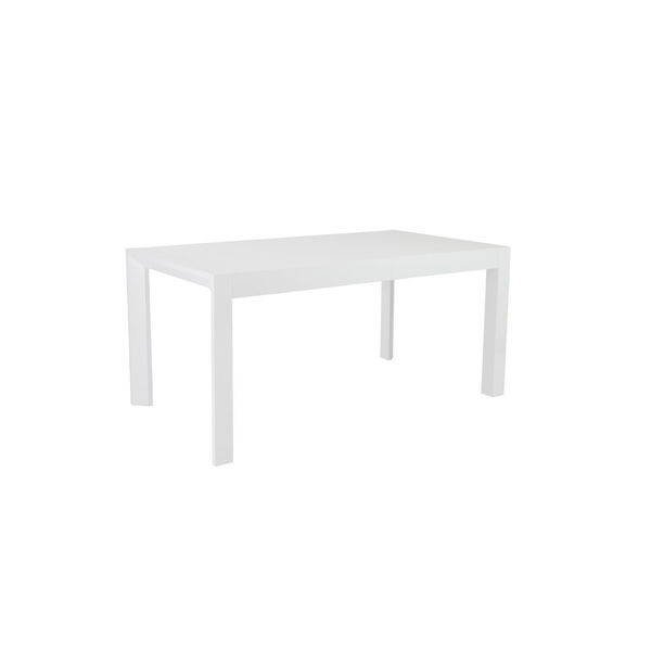 Adara White Rectangle Dining Table, image 1