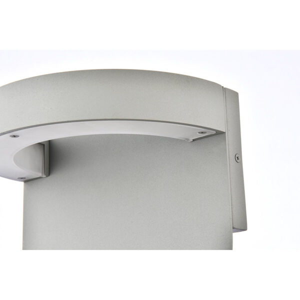 Raine Silver 300 Lumens 10-Light LED Outdoor Wall Sconce, image 4
