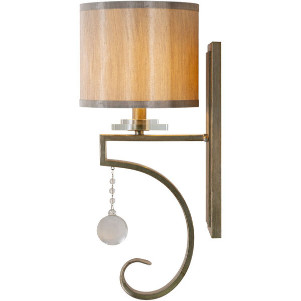 Medland Silver and Natural 9-Inch One-Light Wall Sconce, image 3
