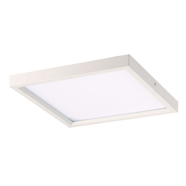 11-Inch White LED Square Flush Mount, image 1