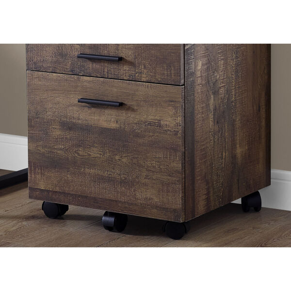 Brown 18-Inch Filing Cabinet, image 3