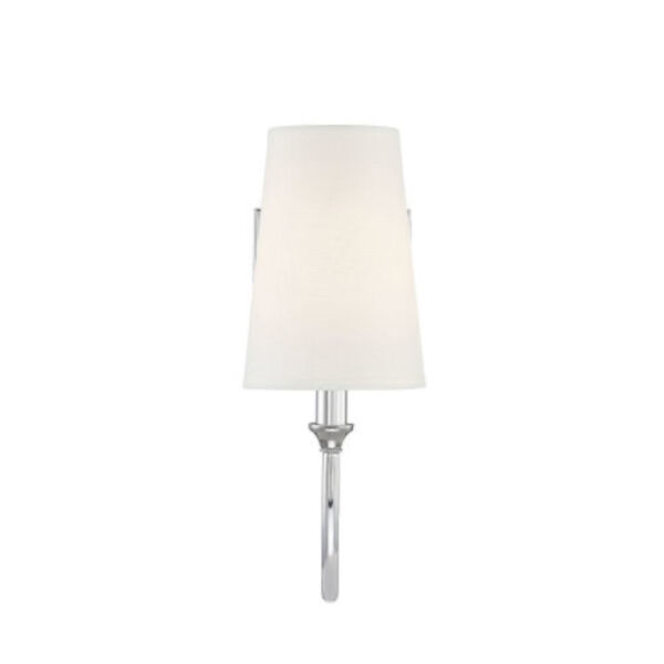 Anna Polished Nickel One-Light Wall Sconce, image 5