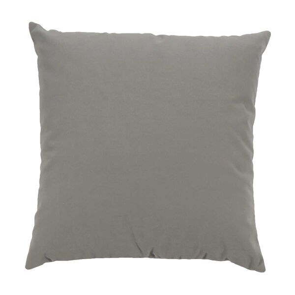 Eclipse Pewter and Stone 22 x 22 Inch Pillow with Knife Edge, image 2