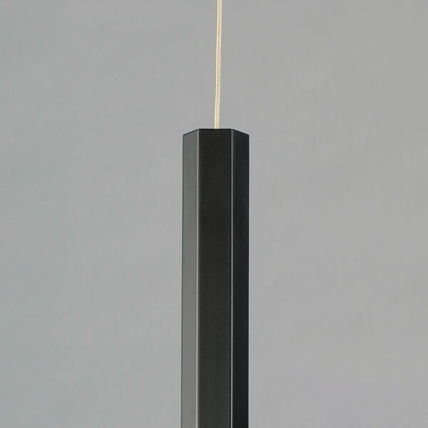 Diaphane Black 16-Inch LED Mini Pendant, image 2