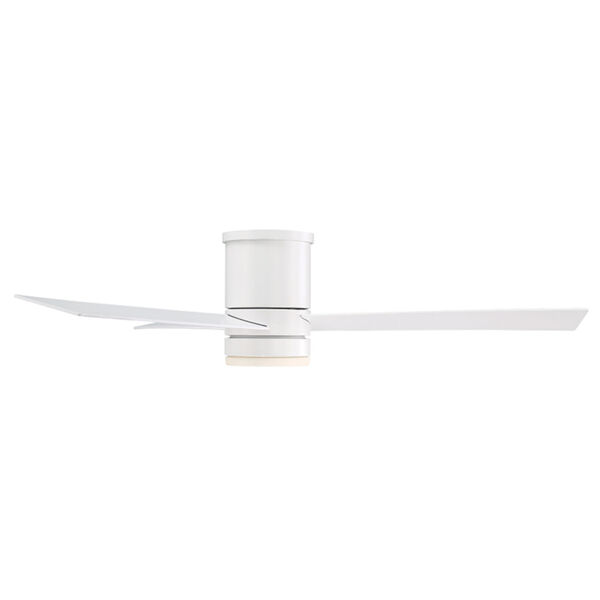 Axis Matte White 52-Inch 2700K LED Flush Mount Ceiling Fans, image 3