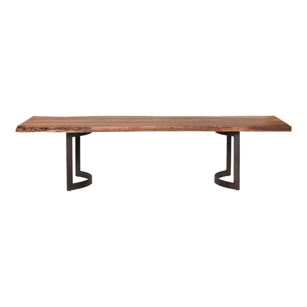 Bent Dining Table Large Smoked, image 1