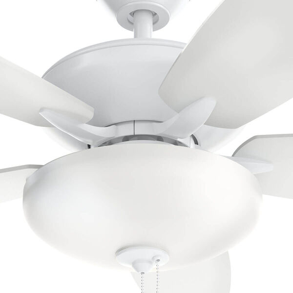 Renew Select Matte White 52-Inch LED Ceiling Fan, image 5