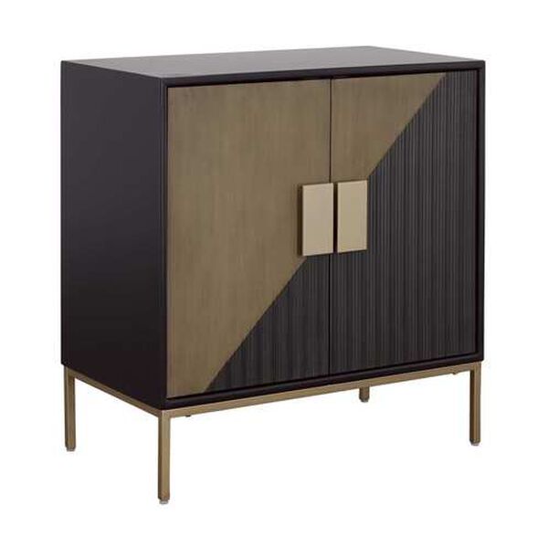 Holland Black Cabinet with Two Doors, image 1