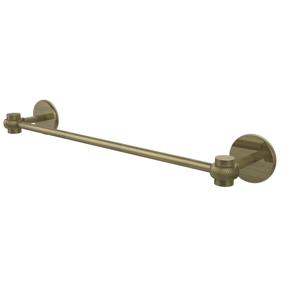 Satellite Orbit One Collection 36-Inch Towel Bar with Twist Accents, image 1