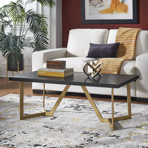 Helena Black and Gold Coffee Table, image 6