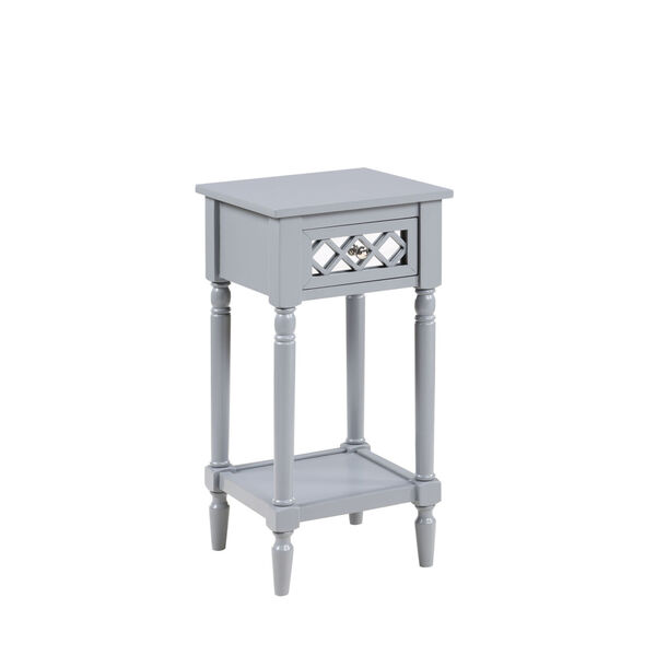 French Country Gray Khloe Accent Table, image 1