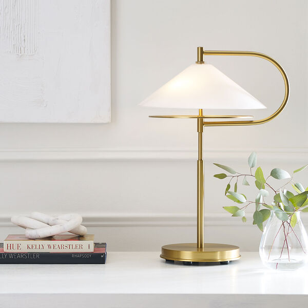 Gesture Burnished Brass Table Lamp, image 2